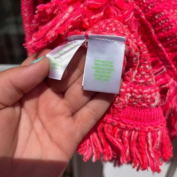 Lilly Pulitzer Spicy Coral Tweed Simora Cardigan NWT - Picture 13 of 14